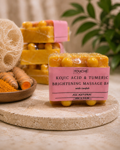 Kojic Acid & Turmeric Brightening Massage Bar