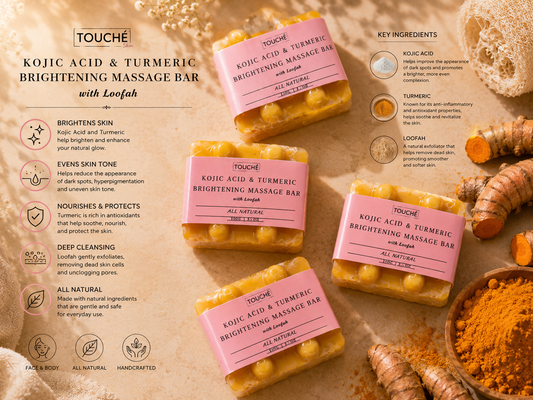 Kojic Acid & Turmeric Brightening Massage Bar