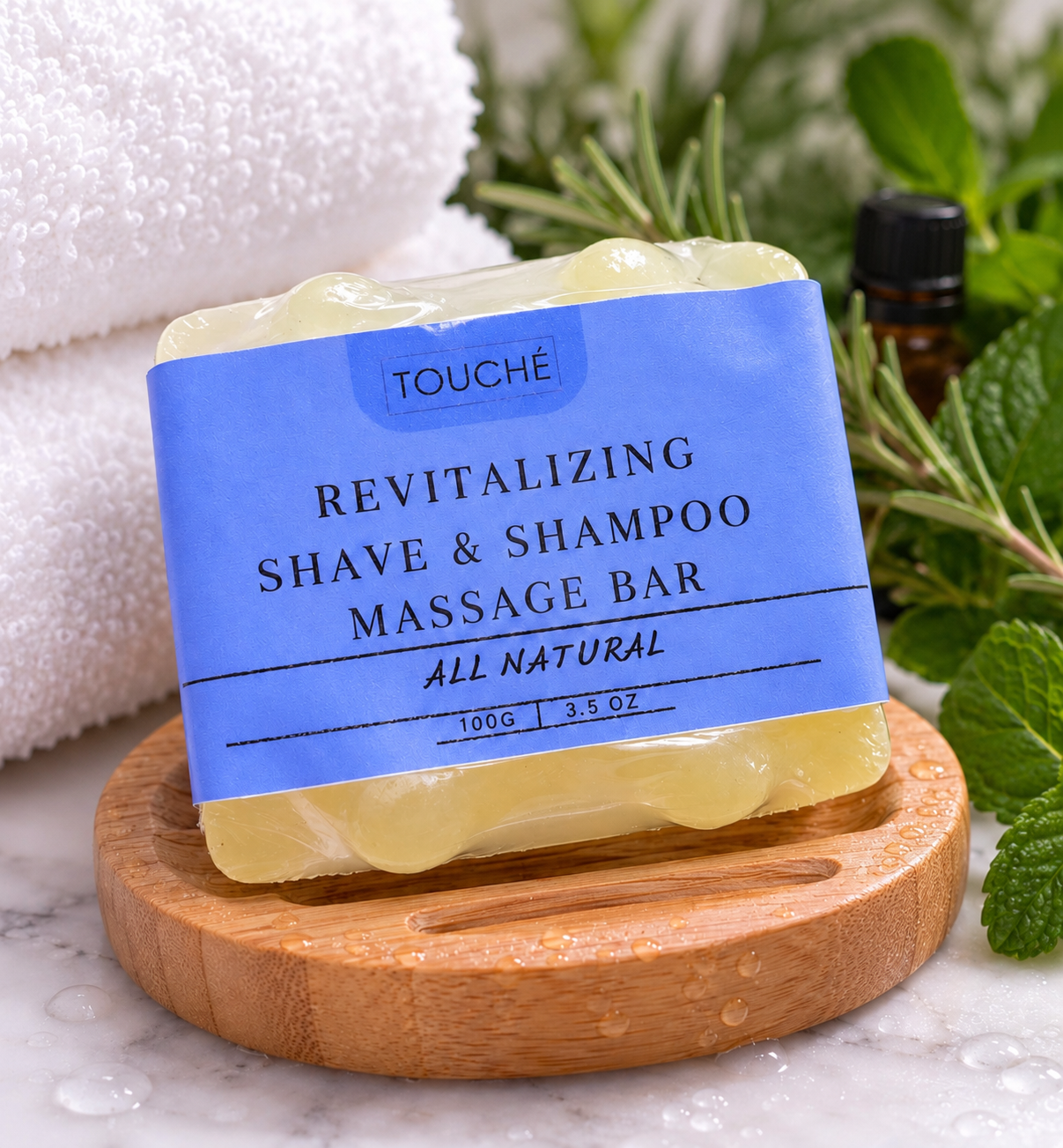 Revitalizing Shave & Shampoo Massage Bar
